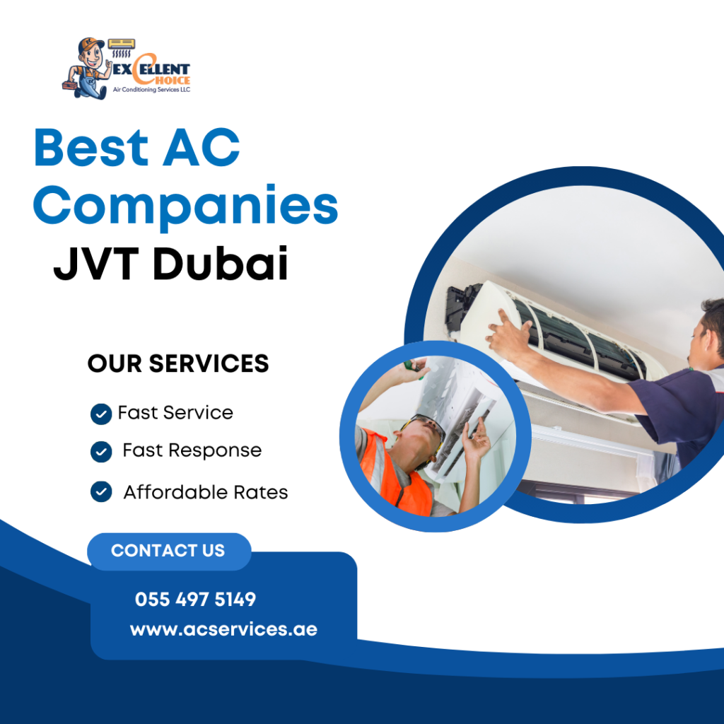 Best AC Companies JVT Dubai
