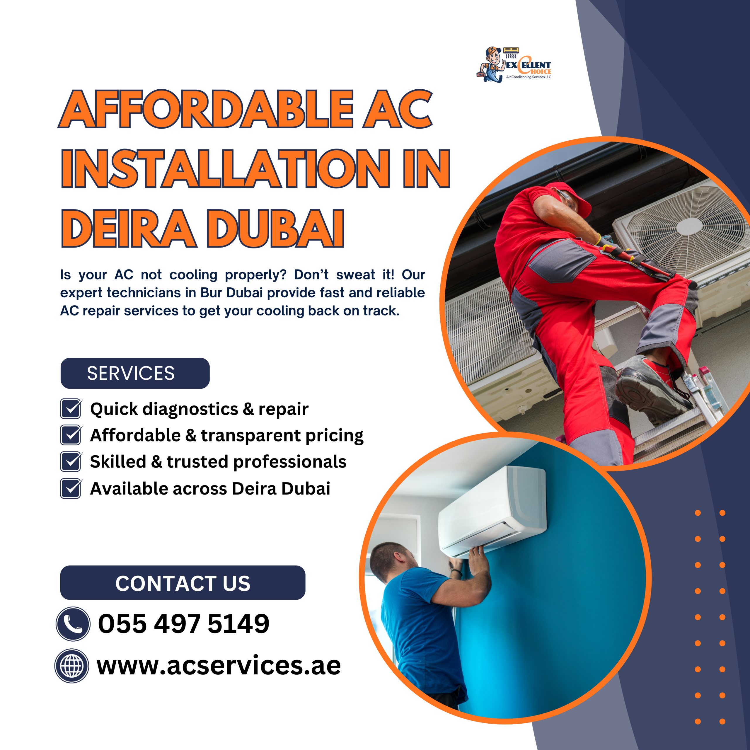 Affordable AC Installation in Deira Dubai
