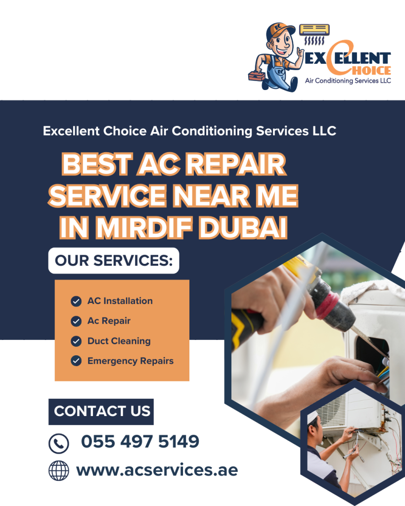 Best AC Repair Service Near Me in Mirdif Dubai