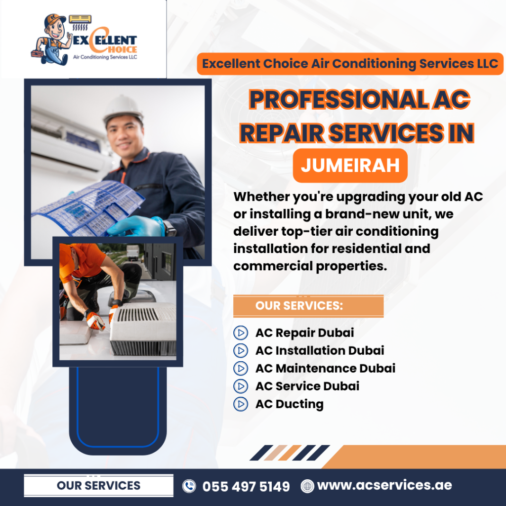 Professional AC Repair Services in Jumeirah