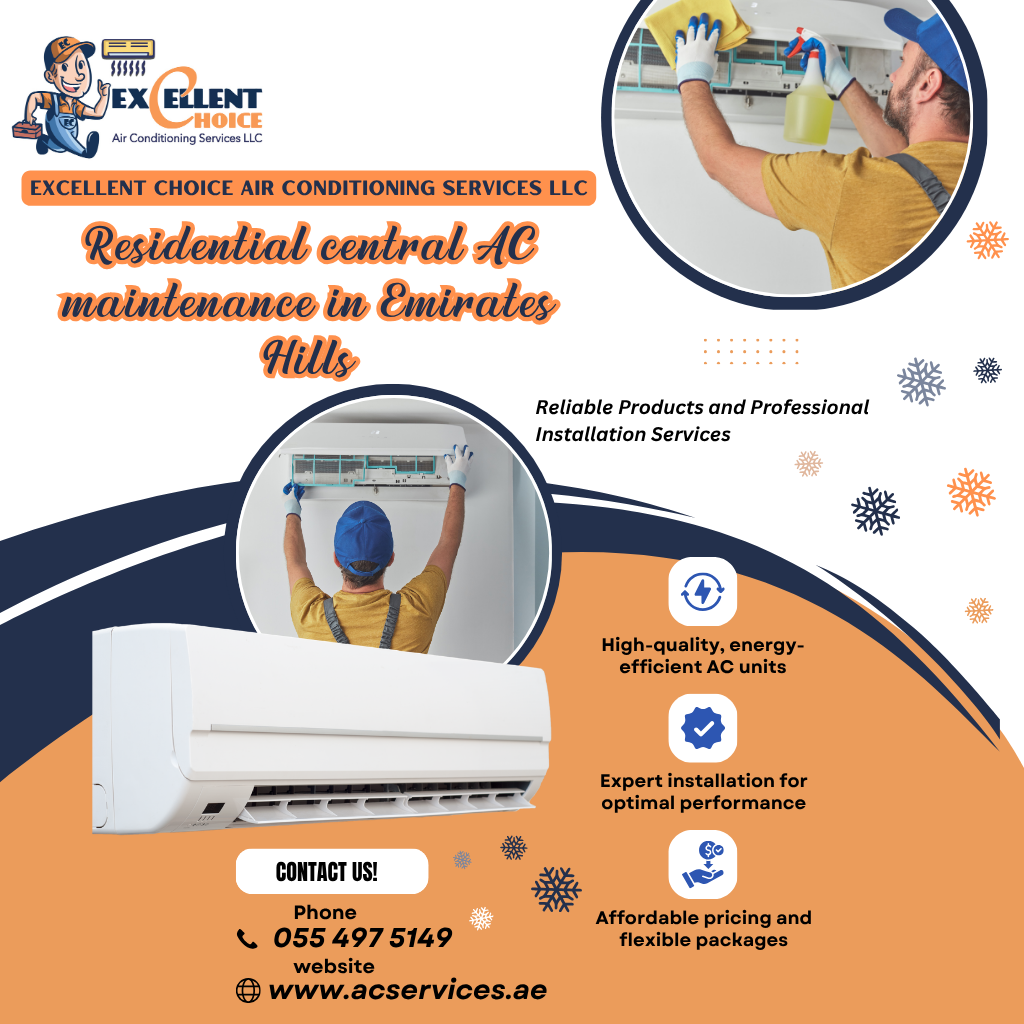 Residential Central AC Maintenance in Emirates Hills