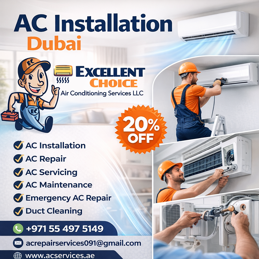 AC installation Dubai