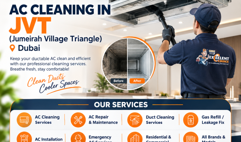 AC Cleaning In JVT(Jumeirah Village Triangle) Dubai