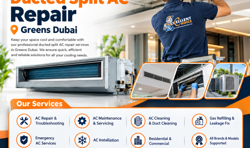 Ducted Split AC Repair Greens Dubai